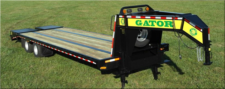 GOOSENECK TRAILER 30ft tandem dual - all heavy-duty equipment trailers special priced  Madison County, North Carolina